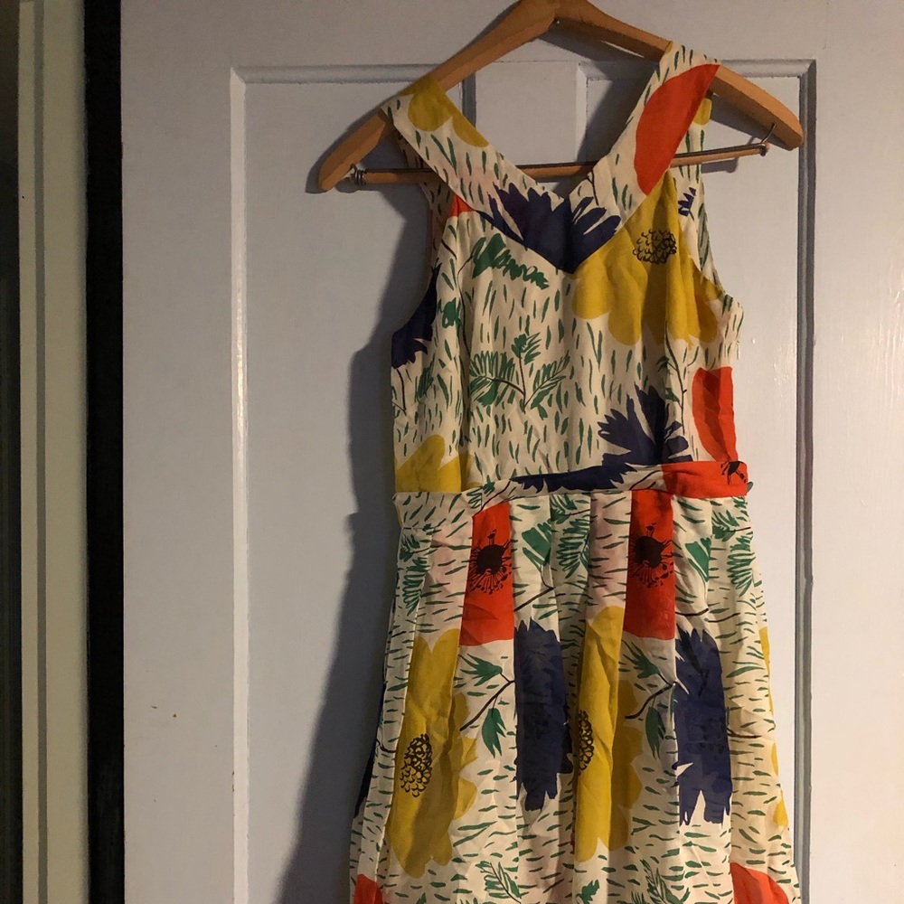 Anthropologie 40s Spring Dress Size 4